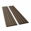 Ejoy Exterior Shiplap Slat Wall Siding Panels for Outdoors, 8.5 x 94.5 x 1, Set of 3, 3PK JE23_04-TeakB